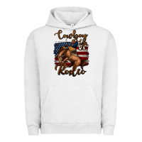 Pigment Lunar Rock Cowboy Up Rodeo Bucking Bronco Urban Hoodie - Jasminsmagicworld