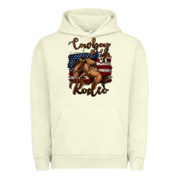 Pigment Pistachio Cowboy Up Rodeo Bucking Bronco Urban Hoodie - Jasminsmagicworld