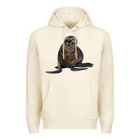 Tofu Sea Lion Illustrations Premium Hoodie - LillyAllenDesigns