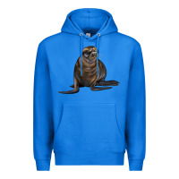 True Royal Sea Lion Illustrations Premium Hoodie - LillyAllenDesigns