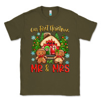 Army Green our first christmas as mr and mrs Classic Tee - Zillion Design Studio