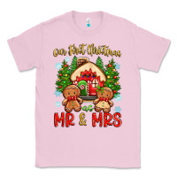 Bubblegum Pink our first christmas as mr and mrs Classic Tee - Zillion Design Studio