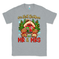 Heather Grey our first christmas as mr and mrs Classic Tee - Zillion Design Studio