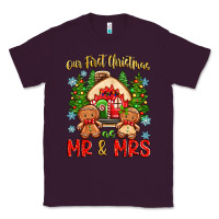 Plum our first christmas as mr and mrs Classic Tee - Zillion Design Studio