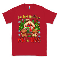 Red our first christmas as mr and mrs Classic Tee - Zillion Design Studio