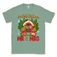 Sage our first christmas as mr and mrs Classic Tee - Zillion Design Studio