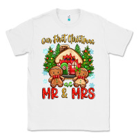 White our first christmas as mr and mrs Classic Tee - Zillion Design Studio