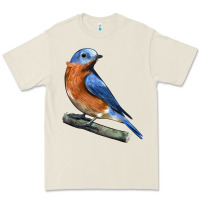 Bone Eastern Bluebird Premium Tee - LillyAllenDesigns