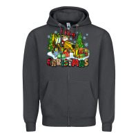 Smoke i dig christmas Zipper Hoodie - Zillion Design Studio