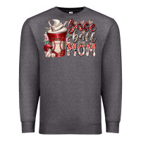 Charcoal Heather baseball mom coffee Premium Sweatshirt - RacoonDesign
