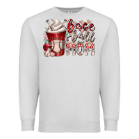 Dove Grey baseball mom coffee Premium Sweatshirt - RacoonDesign