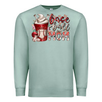 Seafoam baseball mom coffee Premium Sweatshirt - RacoonDesign