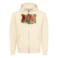 Sandshell mimi claus Zipper Hoodie - Zillion Design Studio