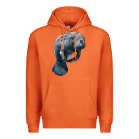Carrot Manatee Illustrations Premium Hoodie - LillyAllenDesigns