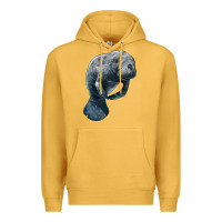 Mustard Manatee Illustrations Premium Hoodie - LillyAllenDesigns