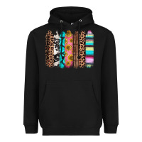 Black Western brushstrokes Heavyweight Hoodie - CTS Tumbler Store