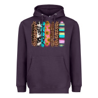 Plum Western brushstrokes Heavyweight Hoodie - CTS Tumbler Store