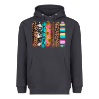 Smoke Western brushstrokes Heavyweight Hoodie - CTS Tumbler Store