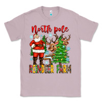 Lilac north pole reindeer farm Classic Tee - Zillion Design Studio