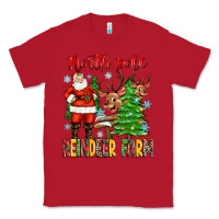 Red north pole reindeer farm Classic Tee - Zillion Design Studio