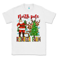 White north pole reindeer farm Classic Tee - Zillion Design Studio