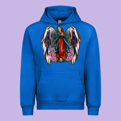 Angel Wing Lady Of Guadalupe 4th Of July Urban Hoodie Designed By Jasminsmagicworld