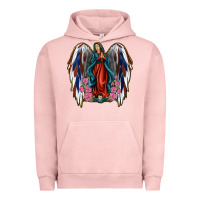 Pigment Salmon Angel Wing Lady of Guadalupe 4th of July Urban Hoodie - Jasminsmagicworld