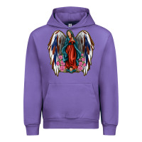Tulip Angel Wing Lady of Guadalupe 4th of July Urban Hoodie - Jasminsmagicworld