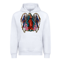 White Angel Wing Lady of Guadalupe 4th of July Urban Hoodie - Jasminsmagicworld