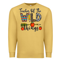 Antique Gold teacher of the wild things Premium Sweatshirt - CowhideDigitalArt