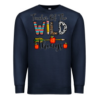 Navy teacher of the wild things Premium Sweatshirt - CowhideDigitalArt