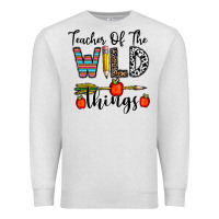 Oatmeal Heather teacher of the wild things Premium Sweatshirt - CowhideDigitalArt
