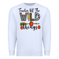White teacher of the wild things Premium Sweatshirt - CowhideDigitalArt