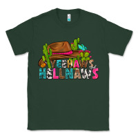 Sports Green yeehaws and hellnaws Classic Tee - texasbilliewilder