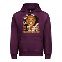 Mauve Wine Dad The Man Cowhide Background Urban Hoodie - Jasminsmagicworld