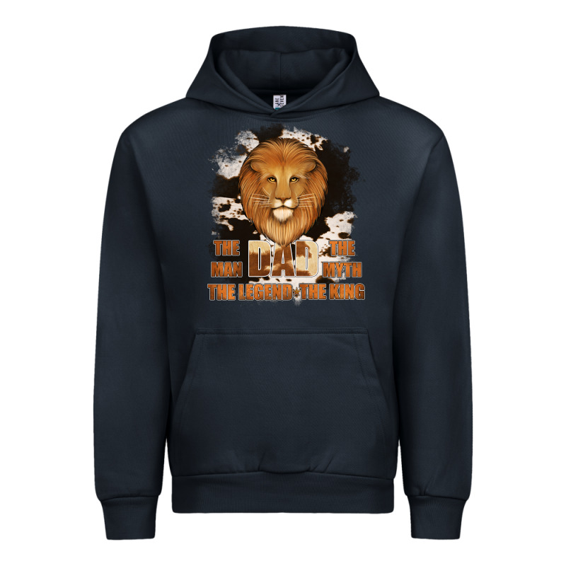 Dad The Man Cowhide Background Urban Hoodie by Jasminsmagicworld | Teevron