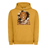 Pigment Peanut Butter Dad The Man Cowhide Background Urban Hoodie - Jasminsmagicworld
