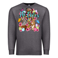 Charcoal Heather Easter Day He lives Premium Sweatshirt - OliviaCreatesArt