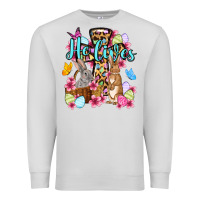Dove Grey Easter Day He lives Premium Sweatshirt - OliviaCreatesArt