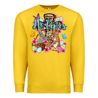Lemon Easter Day He lives Premium Sweatshirt - OliviaCreatesArt