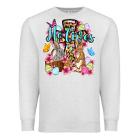 Oatmeal Heather Easter Day He lives Premium Sweatshirt - OliviaCreatesArt