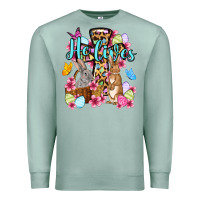 Seafoam Easter Day He lives Premium Sweatshirt - OliviaCreatesArt