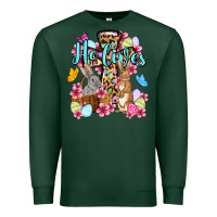 Sports Green Easter Day He lives Premium Sweatshirt - OliviaCreatesArt