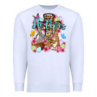 White Easter Day He lives Premium Sweatshirt - OliviaCreatesArt