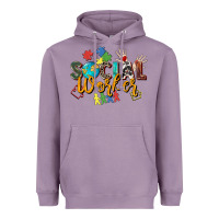 Lavender social worker Heavyweight Hoodie - Zillion Design Studio