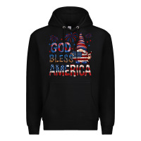 Black god bless america Premium Hoodie - NancyCooperArtShop