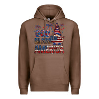 Chestnut god bless america Premium Hoodie - NancyCooperArtShop