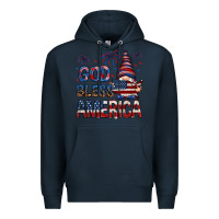 Navy god bless america Premium Hoodie - NancyCooperArtShop