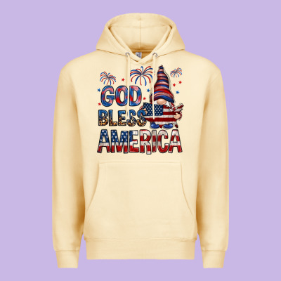 God Bless America Premium Hoodie Designed By Nancycooperartshop