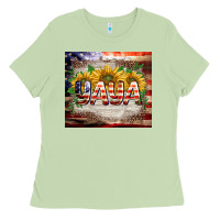 Matcha patriotic yaya tumbler Ladies Tee - BarkalooDesign
